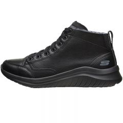 Skechers斯凱奇女鞋綁帶高幫運(yùn)動(dòng)鞋保暖舒適短絨靴休閑靴